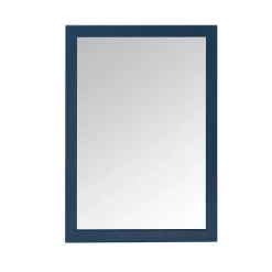 GoodHome Miroir de salle de bains bleu mat l.70 x L.50 x ép.1,6 cm, Perma