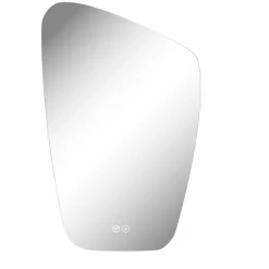 Miroir Lumineux|MPGlass Miroir de salle de bains lumineux à LED L.60 x H.80 cm, Aurora