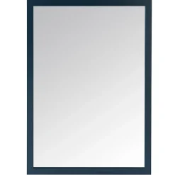 GoodHome Miroir de salle de bains bleu mat l.70 x L.100 x ép.1,6 cm, Perma