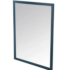 GoodHome Miroir de salle de bains bleu mat l.70 x L.100 x ép.1,6 cm, Perma