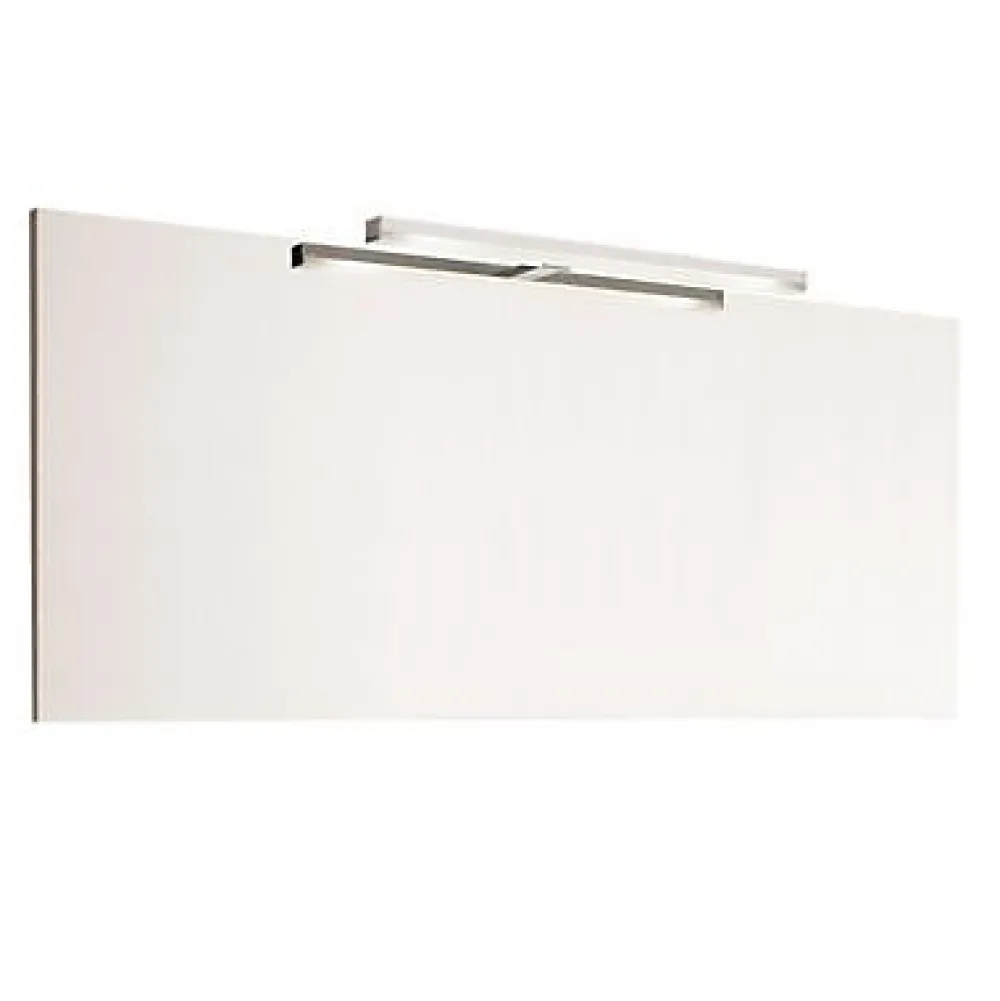 Miroir Lumineux| Miroir de salle de bains lumineux LED effet chêne clair l.120 cm, Calao