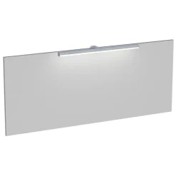 Miroir Lumineux| Miroir de salle de bains lumineux LED effet chêne clair l.120 cm, Calao
