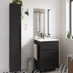 Cooke & Lewis Miroir de salle de bains simple l.60 x H.100 x 2 cm, Pamili