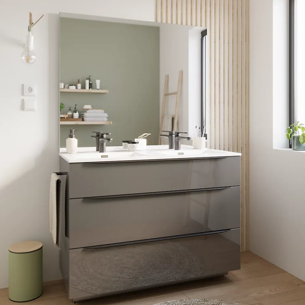Miroir Simple|Cooke & Lewis Miroir de salle de bains l.120 x H.100 cm, Pamili