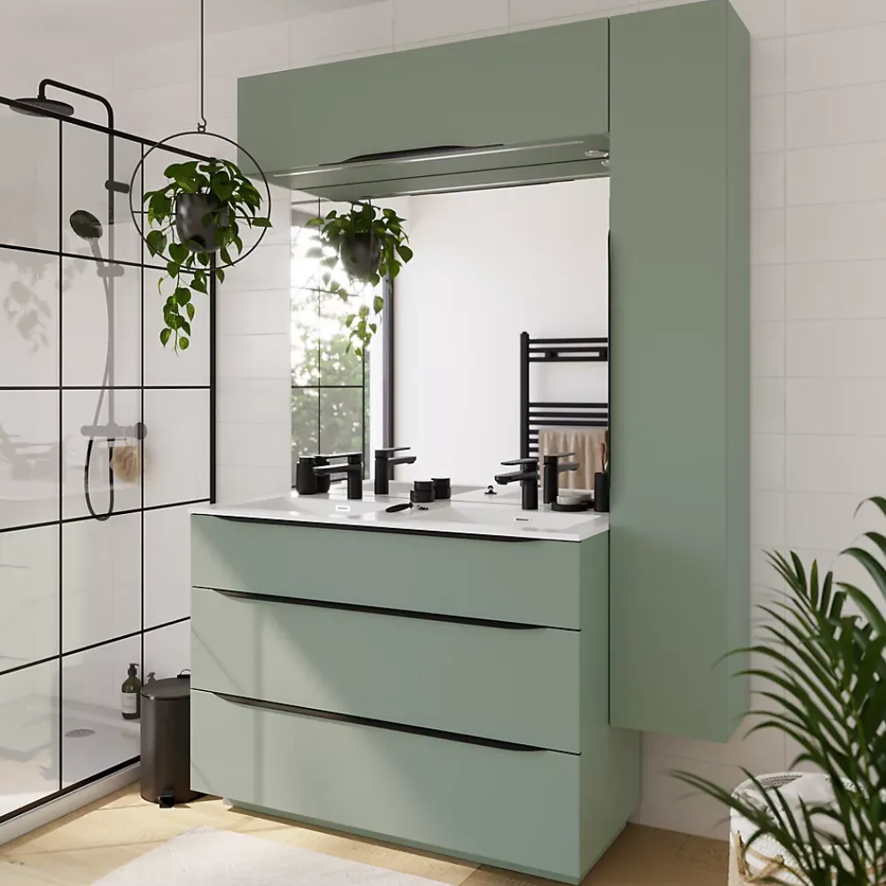Miroir Simple|Cooke & Lewis Miroir de salle de bains l.120 x H.100 cm, Pamili