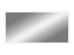 MPGlass Miroir de salle de bains lumineux LED rectangulaire l. 140 x H. 70 cm Bishop 2