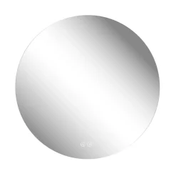 Miroir Lumineux|MPGlass Miroir de salle de bains rond lumineux à LED Ø80 cm, Aurora