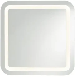 Miroir Lumineux|Cooke & Lewis Miroir de salle de bains lumineux LED 60 x 60 cm, Charlestown