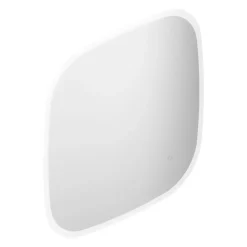 Miroir Lumineux| Miroir de salle de bains lumineux LED L75xH75xP2 cm, Alba