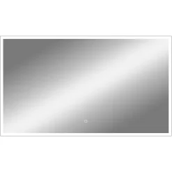 MPGlass Miroir de salle de bains lumineux LED rectangulaire l. 120 x H. 70 cm Bishop 2