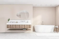 Miroir Lumineux|MPGlass Miroir de salle de bains lumineux LED, l.70 x H.100 cm, argenté, Stone