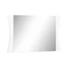 Dmora Miroir Diego, Miroir de salle de bain, 100% Made in Italy, 110x2h60 cm, Blanc brillant