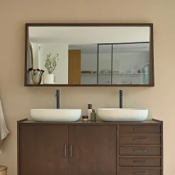 Miroir Simple|Berah Getah Miroir en mindi massif 135x67 cm