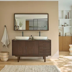 Miroir Simple|Berah Getah Miroir en mindi massif 135x67 cm