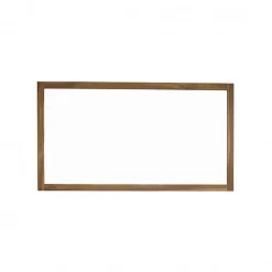 Berah Getah Miroir en teck massif rectangulaire 145x80 cm