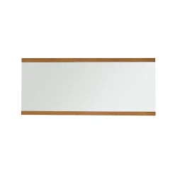 Berah Getah Miroir en teck recyclé rectangulaire 140 cm
