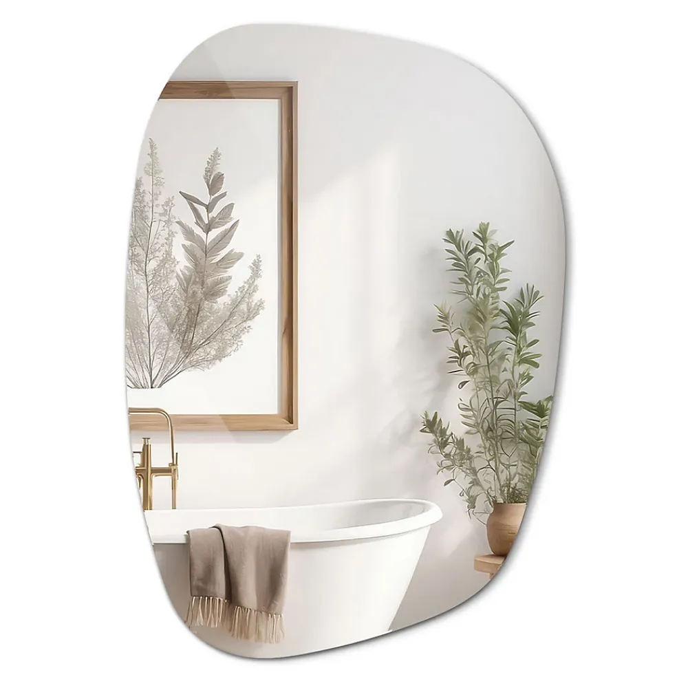 Tulup Miroir forme originale 79 x 57 cm pour le salon chambre