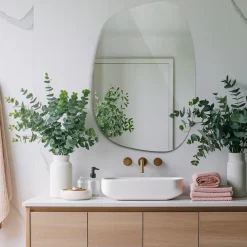 Tulup Miroir forme originale 79 x 57 cm pour le salon chambre