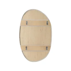 Miroir Simple|Mob-In Miroir galet réversible en chêne 40x65cm