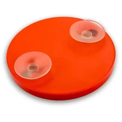 Kiamami Valentina Miroir Grossissant 13 Cm Avec Ventouse Et Cadre Rouge