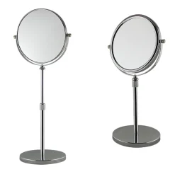 Miroir Grossissant|MPGlass Miroir grossissant double face sur pied télescopique, à poser, MP Glass Tess