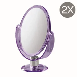 Kiamami Valentina Miroir Grossissant Double Face Lilas 2X
