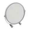 Kiamami Valentina Miroir Grossissant Rond À Deux Faces En Résine Blanche