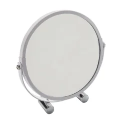 Kiamami Valentina Miroir Grossissant Rond À Deux Faces En Résine Blanche