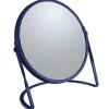 Spirella Miroir grossissant sur pied Acier AKIRA Bleu mat