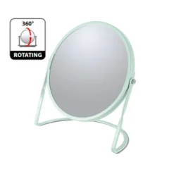 Miroir Grossissant|Spirella Miroir grossissant sur pied Acier AKIRA Vert Glacé mat