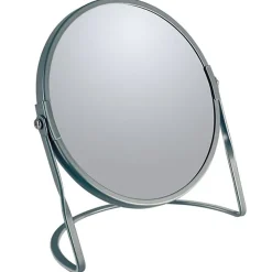 Spirella Miroir grossissant sur pied Acier AKIRA Gris mat