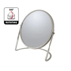 Spirella Miroir grossissant sur pied Acier AKIRA Taupe mat