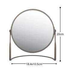 Spirella Miroir grossissant sur pied Acier AKIRA Taupe mat