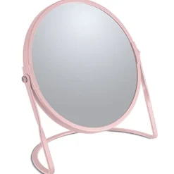 Miroir Grossissant|Spirella Miroir grossissant sur pied Acier AKIRA Rose mat