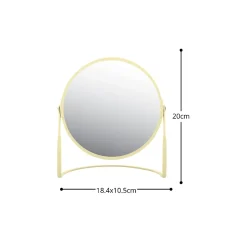 Miroir Grossissant|Spirella Miroir grossissant sur pied Acier AKIRA Jaune mat