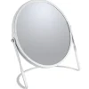 Spirella Miroir grossissant sur pied Acier AKIRA Blanc mat