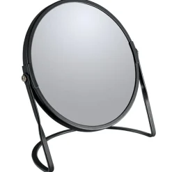 Spirella Miroir grossissant sur pied Acier AKIRA Noir mat