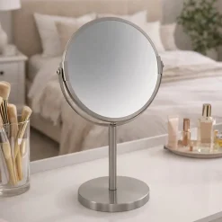 Spirella Miroir grossissant sur pied Acier SYDNEY Brossé