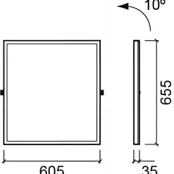 Miroir Simple|Sanindusa Miroir inclinable de salle de bain PMR normes handicapé inclinaison réglable NewWCCare 60x65 cadre inox brossé