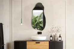 Tulup Miroir irrégulier 50 x 100 pour chambre 1 pièce