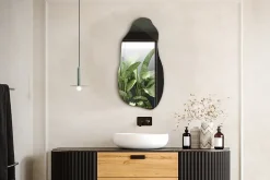 Miroir Simple|Tulup Miroir irrégulier 45 x 90 boho 1 pièce