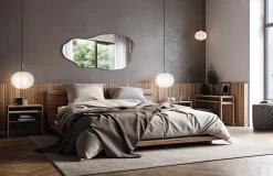 Miroir Simple|Tulup Miroir irrégulier 45 x 90 boho 1 pièce