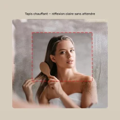 Artforma Miroir LED Salle de Bain - - Ovale - 100x70cm - LED Dual + interrupteur tactile + anti-buée