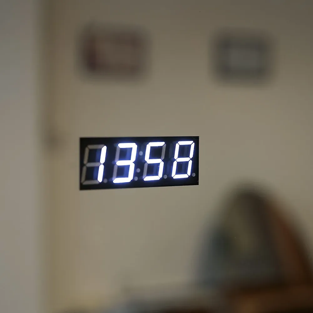 Miroir Grossissant Lumineux|Kiamami Valentina Miroir Led 100X70 Avec Allumage Tactile Et Horloge Digitale Intégrée