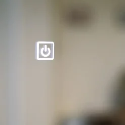 Miroir Grossissant Lumineux|Kiamami Valentina Miroir Led 100X70 Avec Allumage Tactile Et Horloge Digitale Intégrée