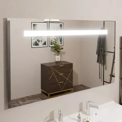 Miroir Lumineux|Cuisibane Miroir lumineux ELEGANCE 140x80 cm - sans interrupteur