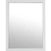 Miroir Simple|Atmosphera Créateur D'Intérieur Miroir Mural à Accrocher Blanc 34x44cm - Blanc- Atmosphera