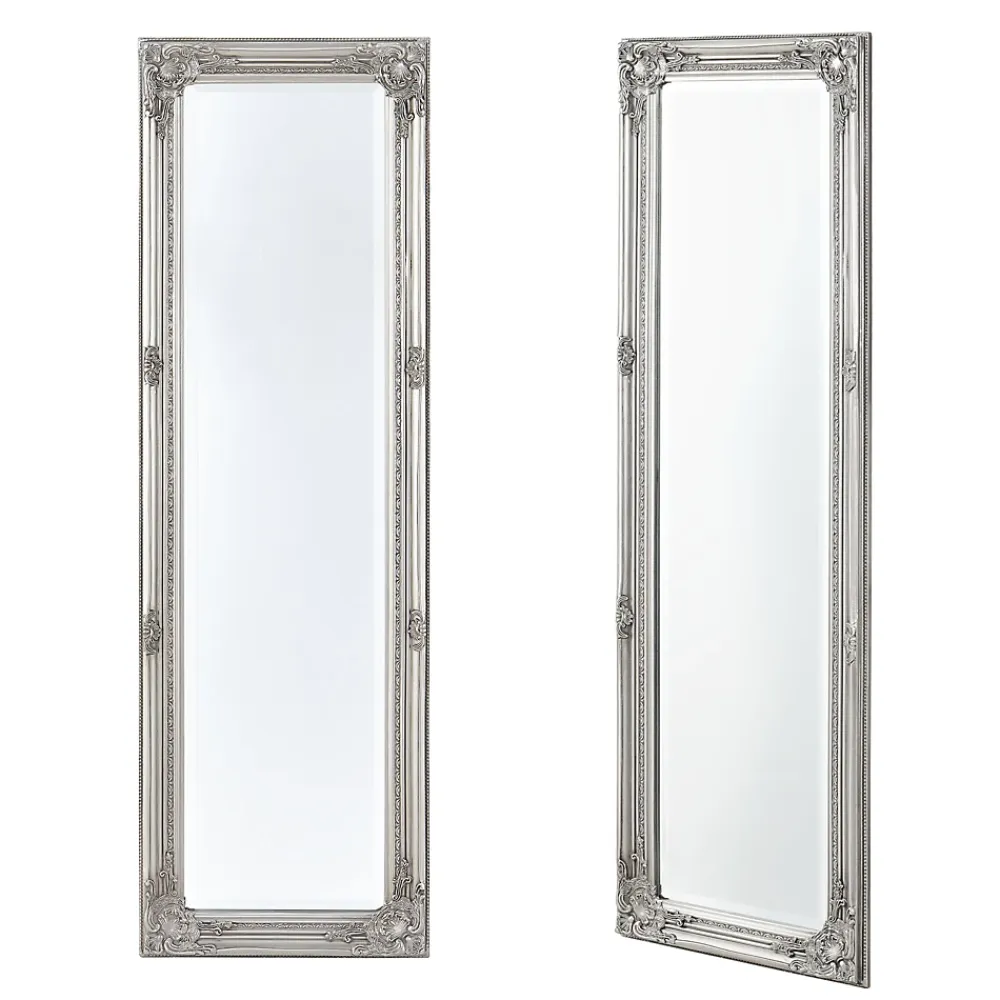 Miroir Simple|Helloshop26 Miroir mural 132 x 42 x argente