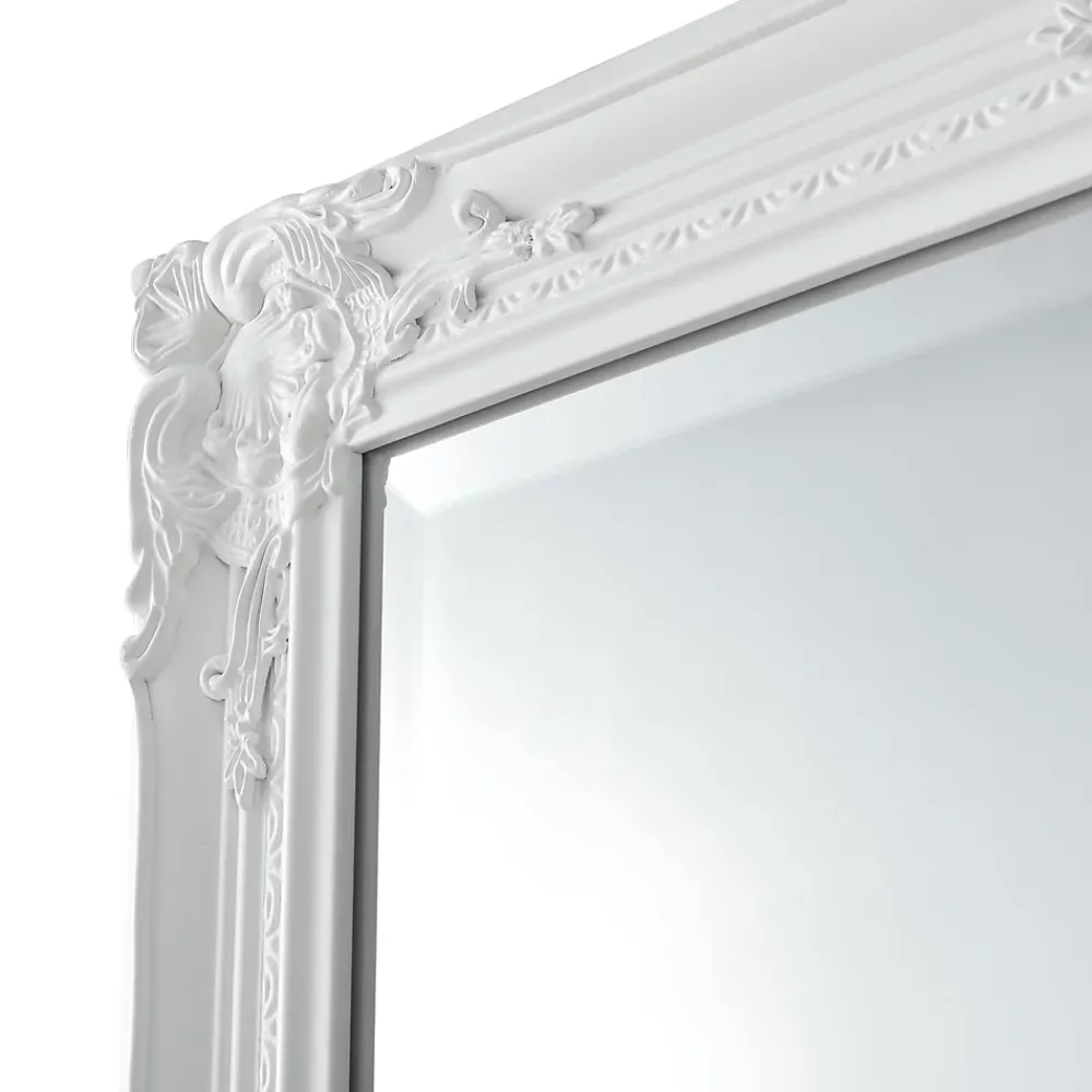 Miroir Simple|Helloshop26 Miroir mural 132 x 42 x blanc