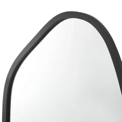 Miroir Simple|Helloshop26 Miroir mural asymetrique 62 x 50 noir
